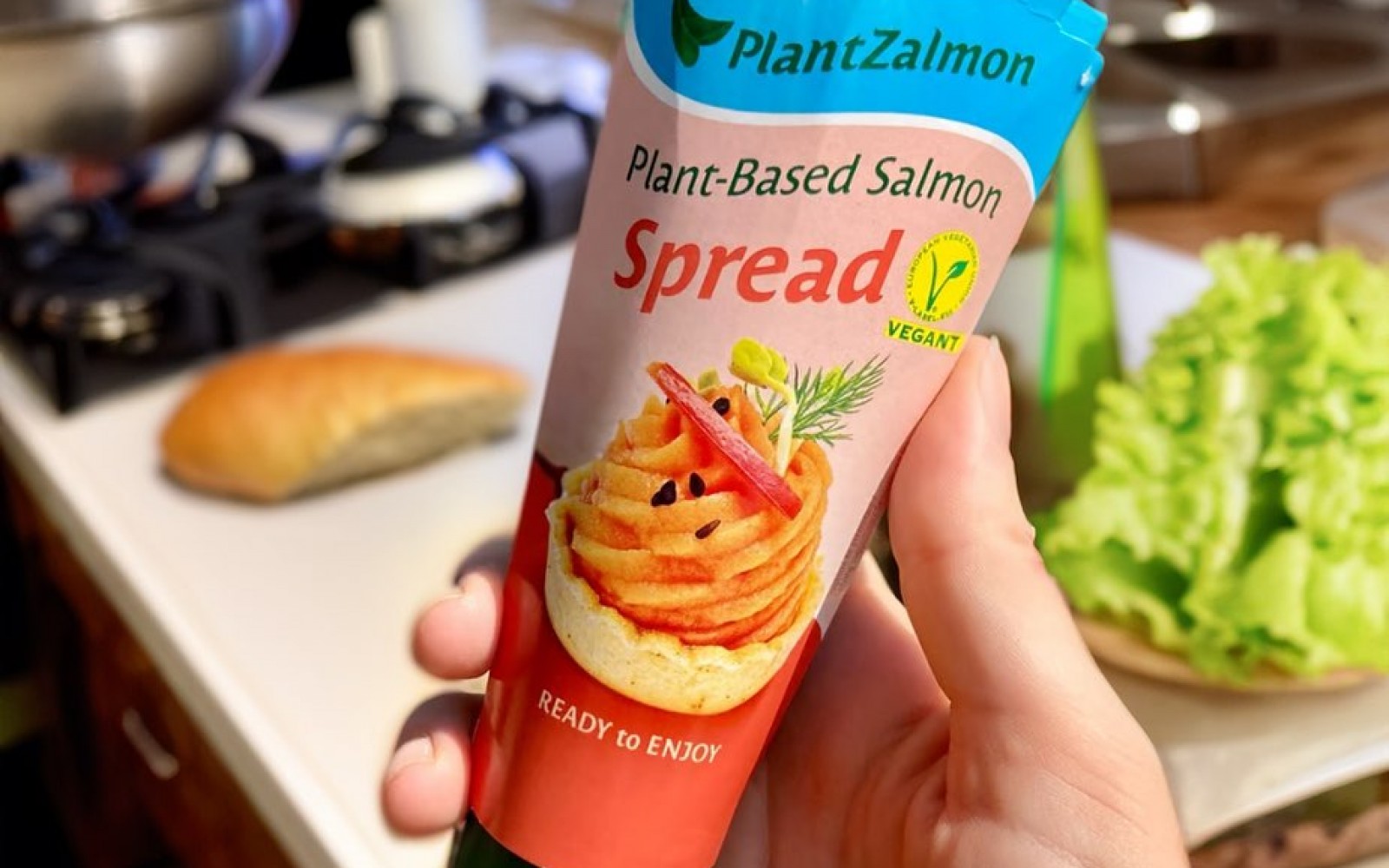 A spreadable, plant-based version of salmon Creamy, super delicious, healthy!