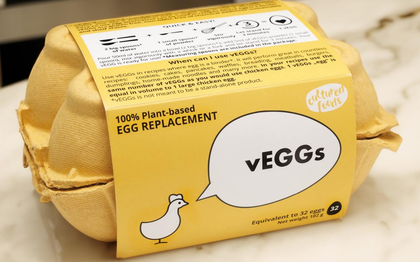 If you are looking for a gluten-free, GMO-free egg substitute, then vEGGs!