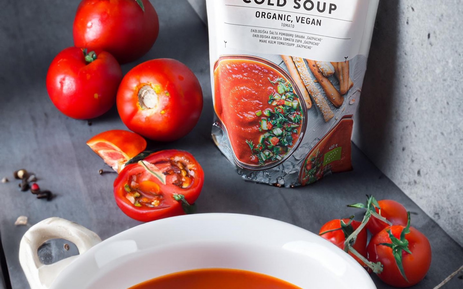 Frissítsd fel magad ebben a nagy forróságban egy bio gazpacho levessel
